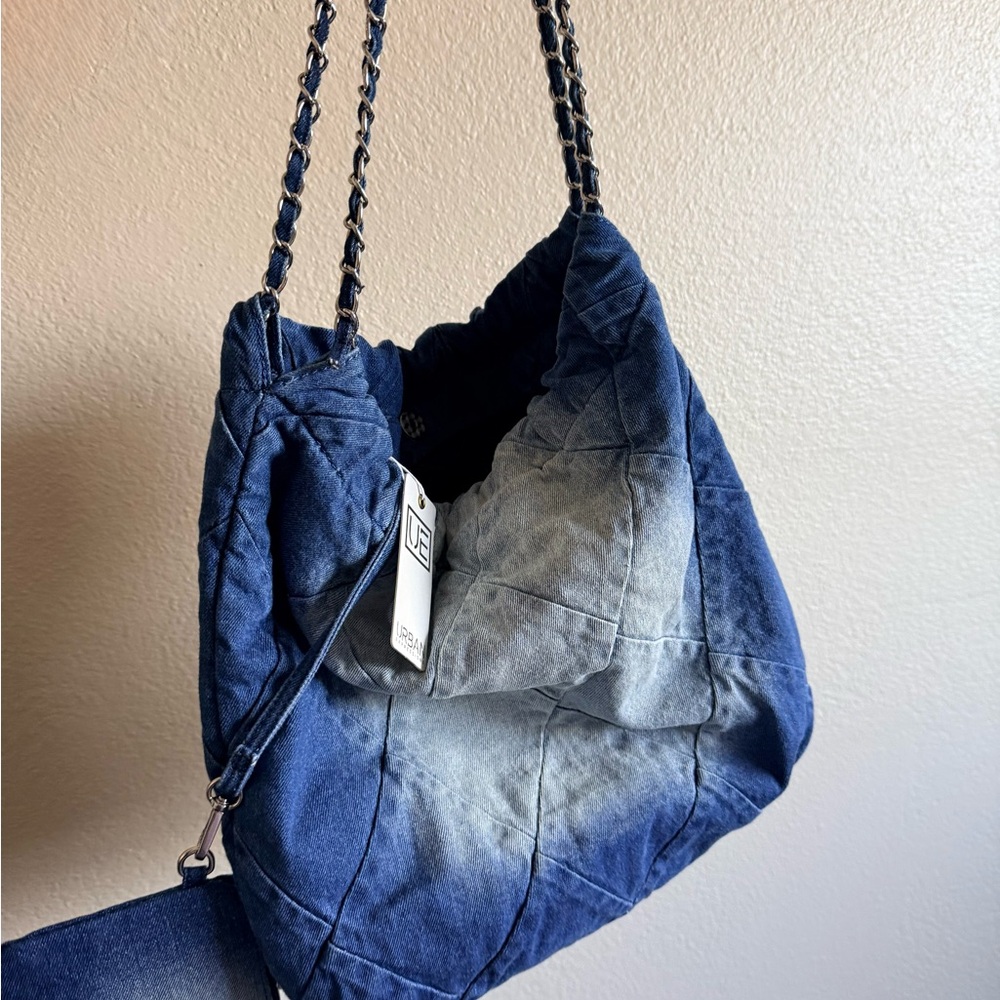 Urban Expressions denim tote bag